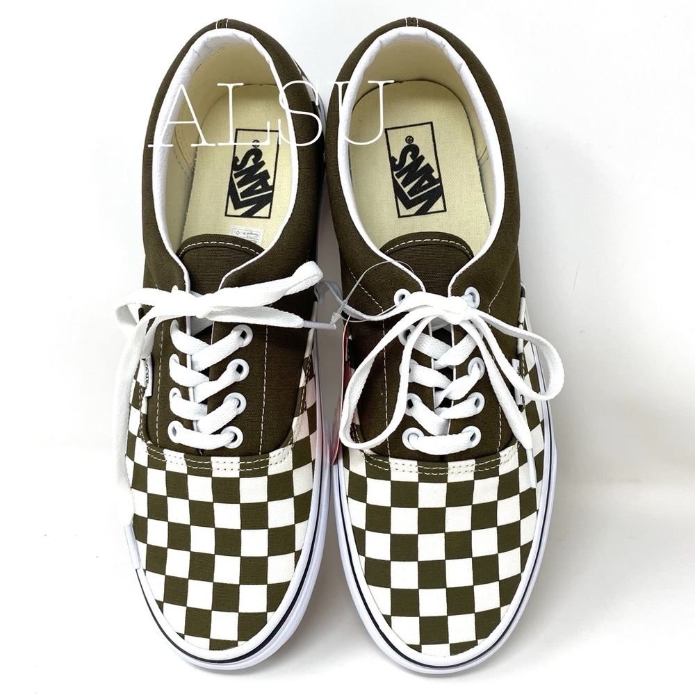 VANS 🔥SALE!🔥 Checkerboard Beech Dark Green White Low Sneaker Men’s VN0A4BV4VXI - Picture 5 of 11